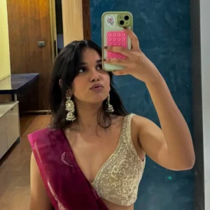 Indian College Girl in Connaught Place